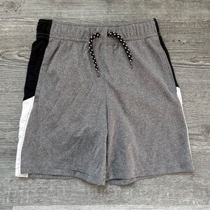 Jumping Beans Gray/Black/ White Jogger Shorts. 
Boy’s size 4T.